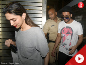 Watch: Ranveer Singh spotted with rumoured girlfriend Deepika Padukone
