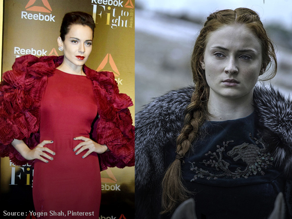 Winter has come! Kangana's fashion stint reminds us of Sansa Stark from GOT