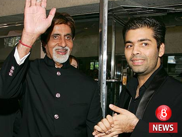 Karan Johar and AMitabh Bachchan