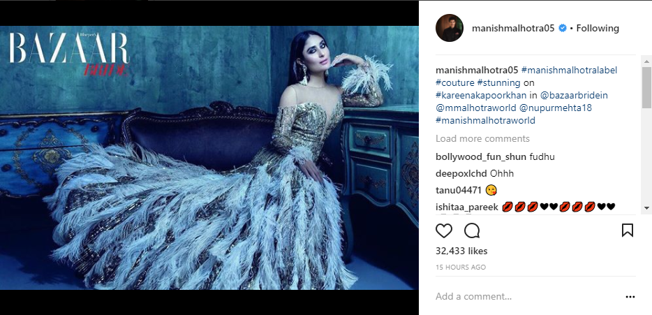 Kareena Kapoor Manish Malhotra dress