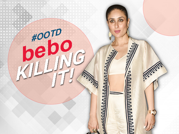 #OOTD: Kareena takes a not so mediocre route and flashes her midriff like a BOSS!