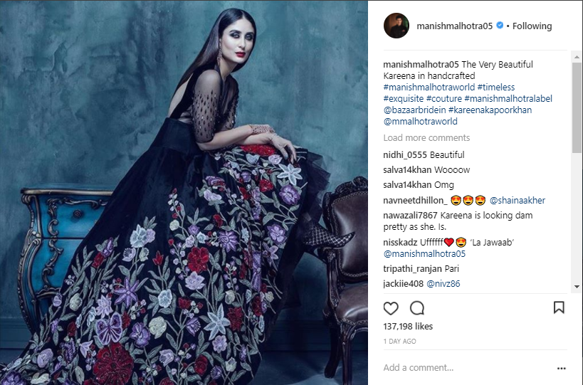 Kareena Kapoor Manish Malhotra dress