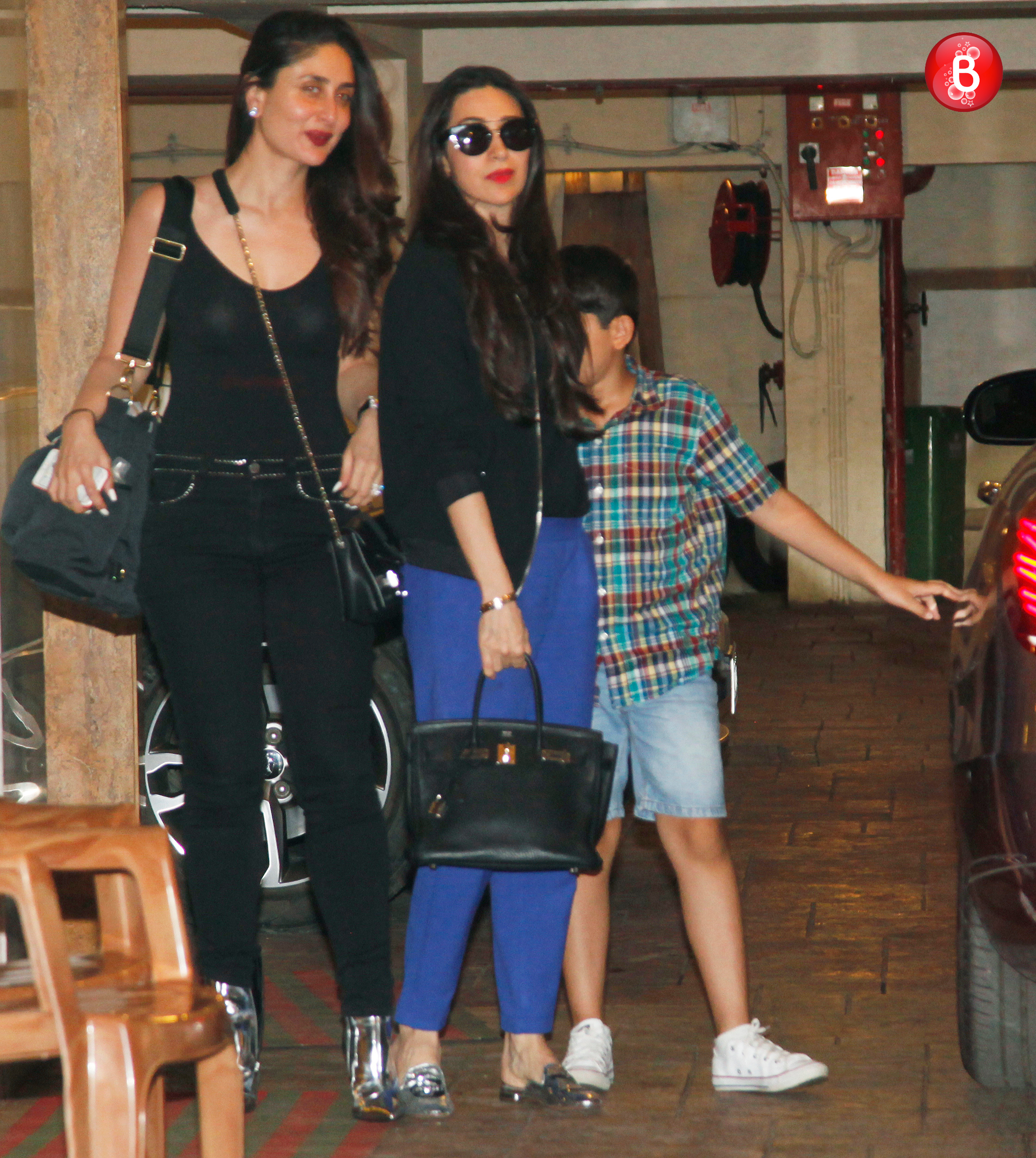 Kareena Kapoor, Karisma Kapoor and son