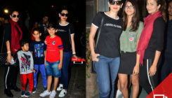 BFFs Karisma and Amrita's evening out with their kids. View Pics!