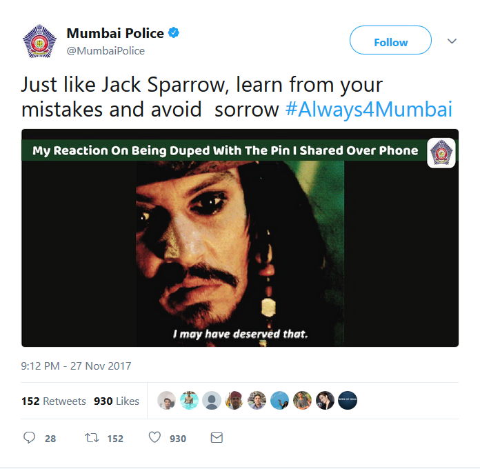 Mumbai Police Twitter