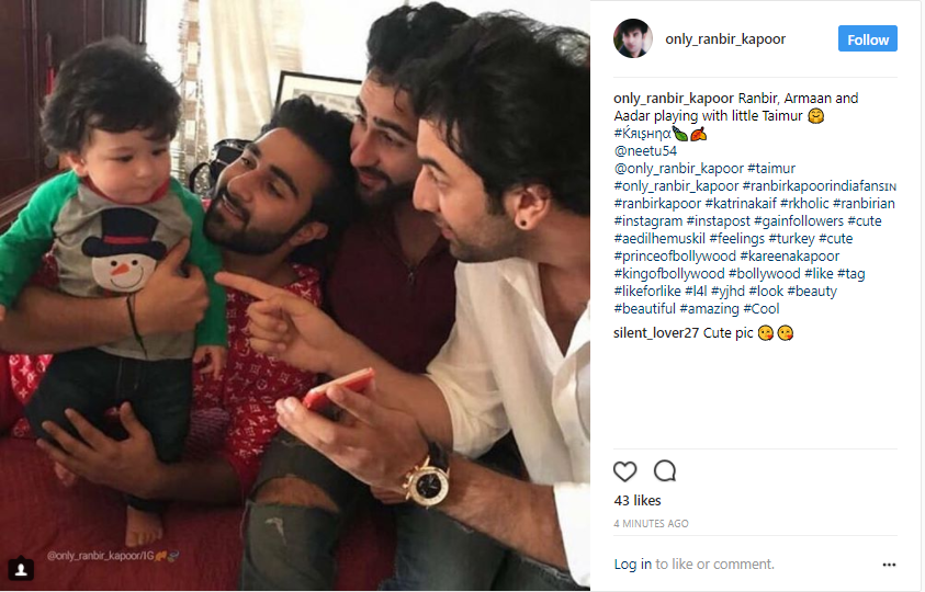 Taimur, Ranbir Kapoor, Aadar Jain
