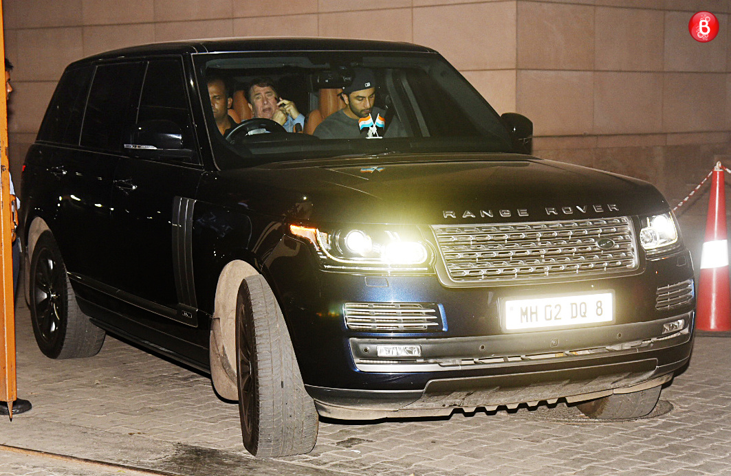 Ranbir Kapoor and Randhir Kapoor