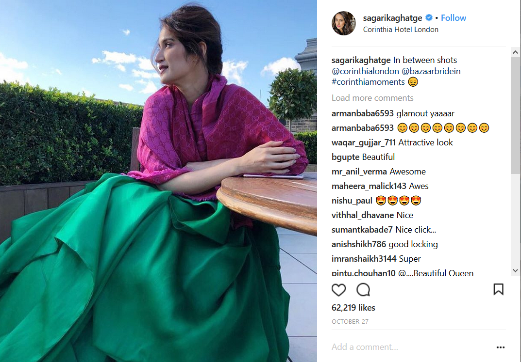 Sagarika Ghatge and Zaheer Khan photos