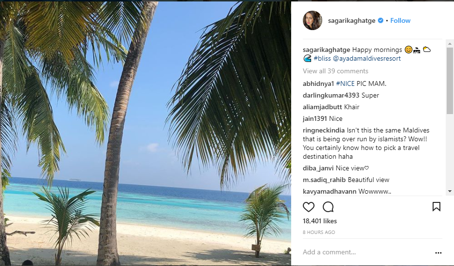 Sagarika Ghatge and Zaheer Khan