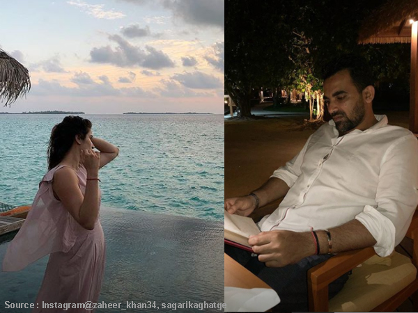 Pictures of Sagarika and Zaheer from their exotic honeymoon in Maldives are not to be missed