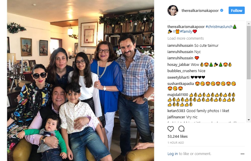 Taimur with family