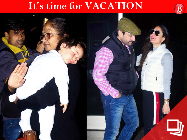 Saif Ali Khan, Taimur and Kareena Kapoor