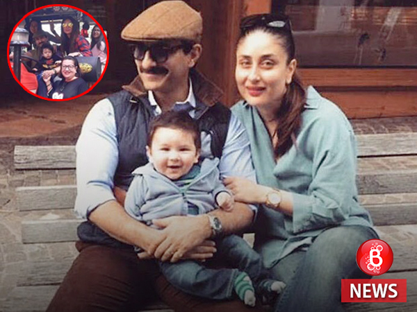 Taimur's tractor ride with family