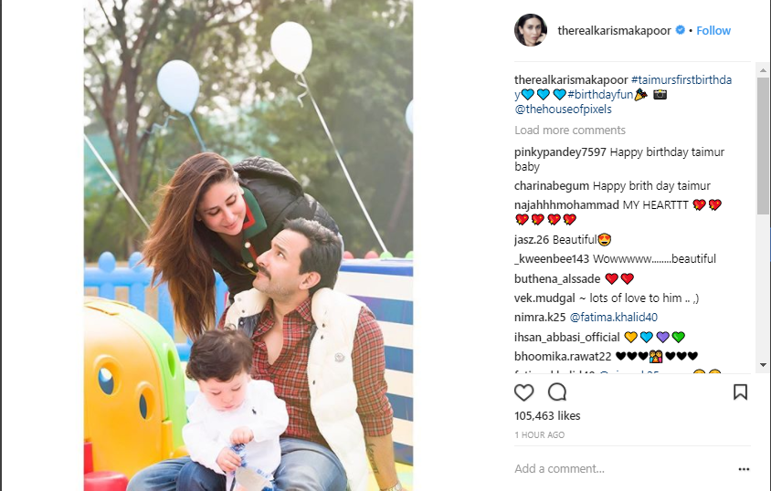 Taimur, Saif and Kareena