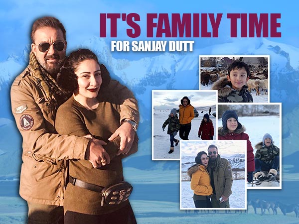 Sanjay Dutt spending quality time with his family