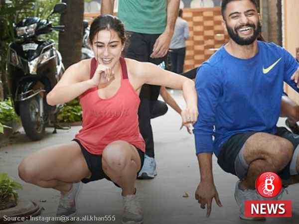 Video alert: Sara Ali Khan competes with her workout buddies
