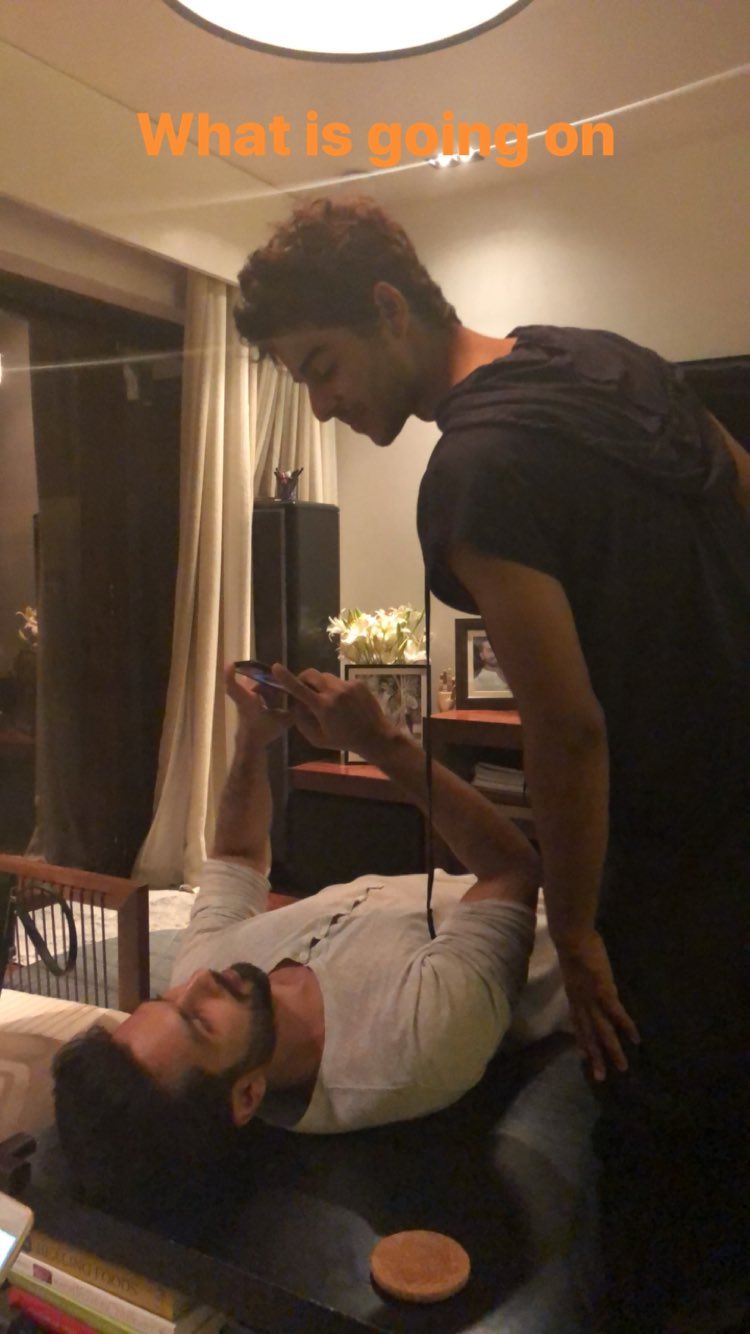 Shahid Kapoor and Ishaan Khatter