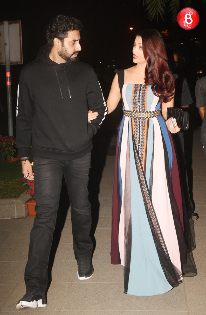 Abhishek Bachchan and Aishwarya Rai Bachchan are spotted together