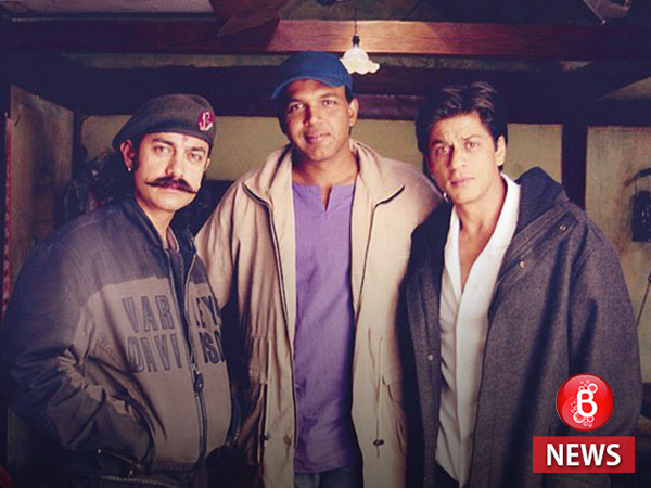 aamir khan, shah rukh khan and ashutosh gowariker's old picture