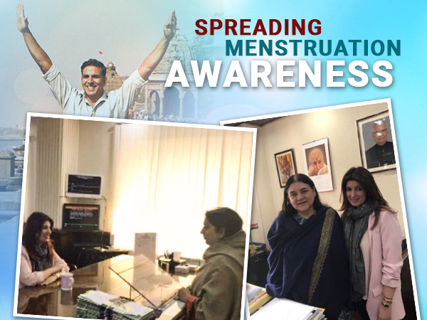 Twinkle Khanna promotes PadMan