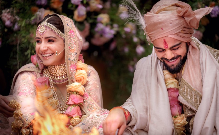 Virat Kohli Anushka Sharma wedding