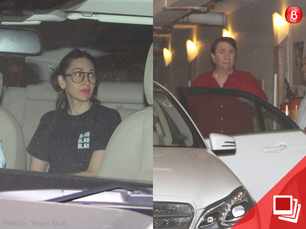Kareena and Saif have the Kapoors over on a Saturday evening. VIEW PICS!