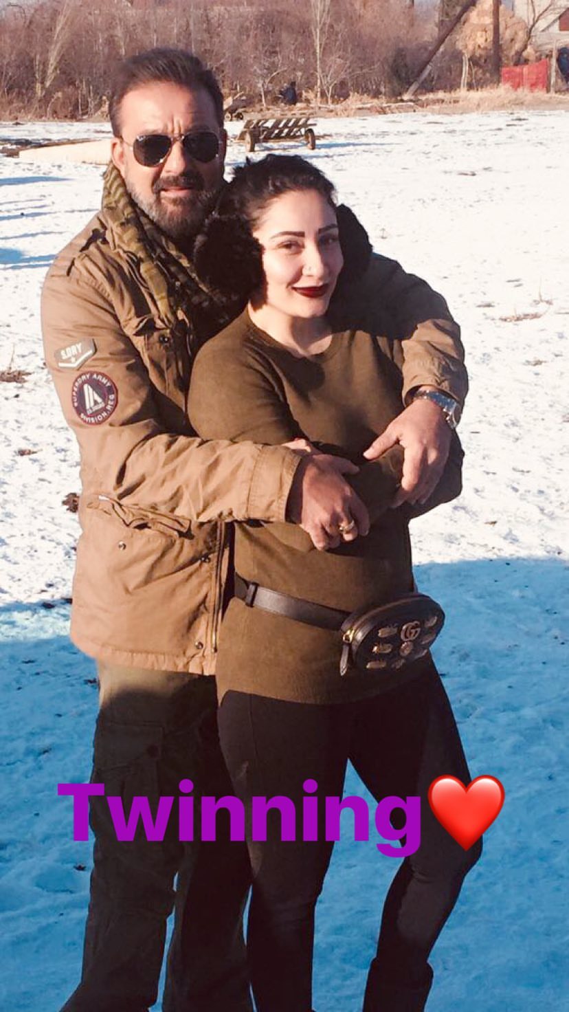 Sanjay Dutt spending quality time with his family