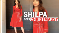 Shilpa Shetty is already feeling all Christmassy in this breezy red avatar!