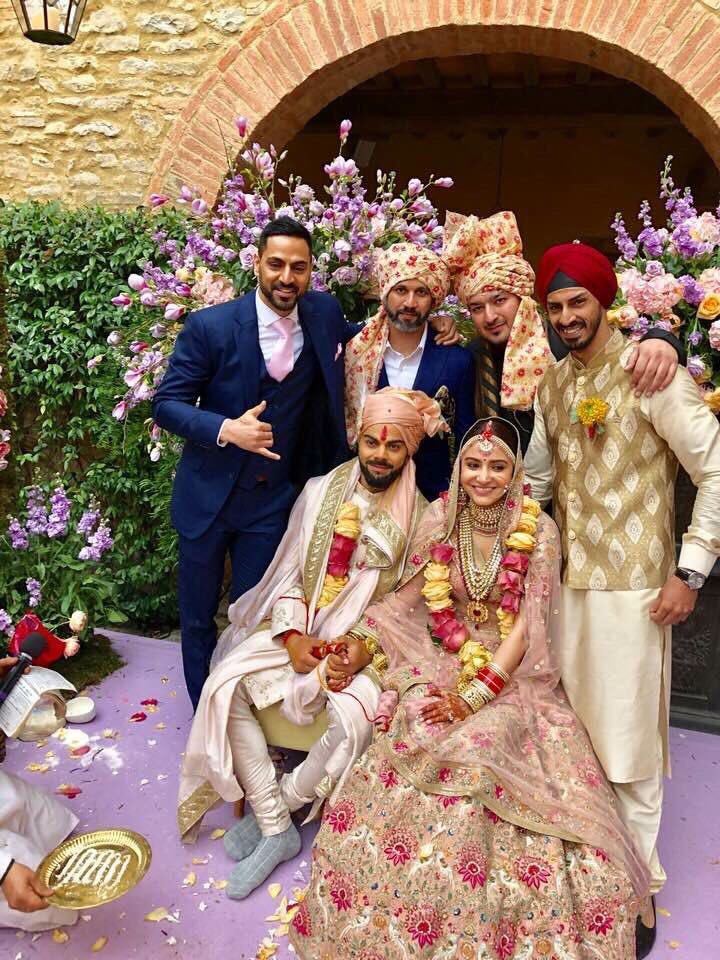 Virat Kohli Anushka Sharma wedding