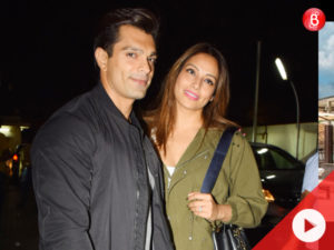 Watch: Karan Singh Grover and Bipasha Basu step out for a movie date