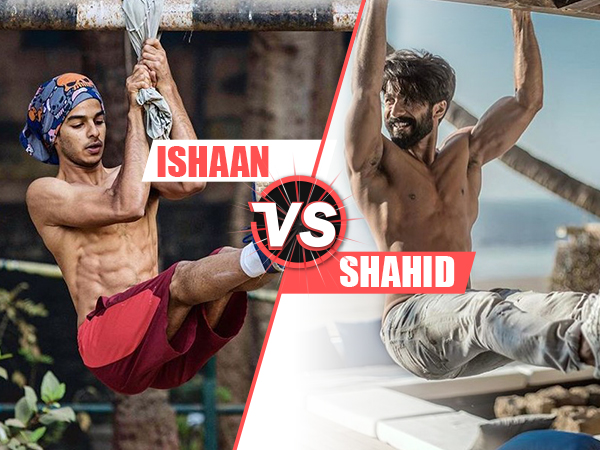Ishaan and Shahid gym goals