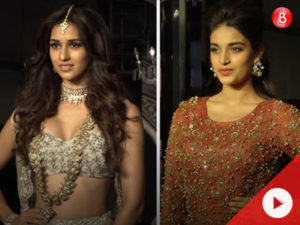 Nidhhi Agerwal and Disha Patani at The Wedding Junction fashion show