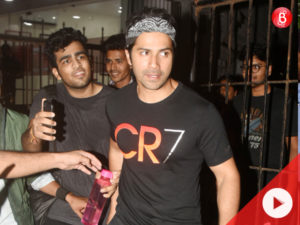 Watch: Varun Dhawan gets pissed off at an aggressive selfie move of a fan