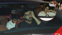 Arjun and Anshula Kapoor, along with Ishaan Khatter reach Sridevi's residence. View Pics