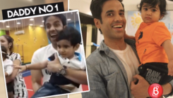 Tusshar Kapoor proves to be Daddy No 1 as he dances with Laksshya in playschool. VIDEO INSIDE