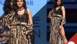 WATCH: Taapsee Pannu struts on ramp for Ritu Kumar at Lakme Fashion Week 2018