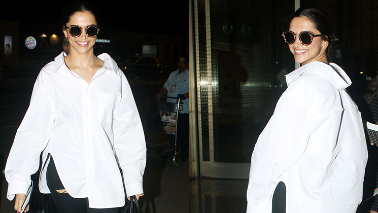 Dimpled beauty Deepika Padukone packs a fashionable storm at the ...