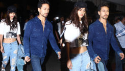 PICS: An Exhausted 'Baaghi 2' couple Tiger and Disha return to the bay after a long promotional day