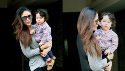 A super-cute Taimur spotted with mommy Kareena outside aunt Soha’s house. View Pics!