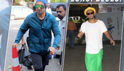 Spotted: From a blingy blue to a lime lungi, Ranveer is flooring us