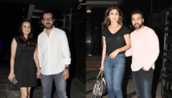Shilpa-Raj and Dia-Sahil go black-and-white for a date night. SEE PICS