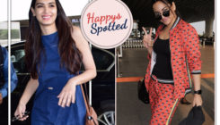 Sonakshi 'Happy' Sinha and Diana 'Happy' Penty spotted at the airport