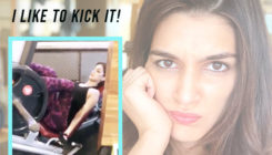WATCH: Kriti uses 120 kg for leg workout and proves that she is one tough cookie