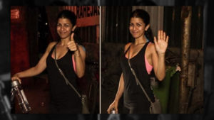 Watch: Nimrat Kaur papped outside an eatery, post dinner