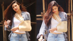 An injured Athiya Shetty gets clicked in the city. View Pics!