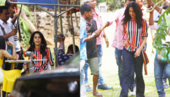 PICS: 'Murder' babe Mallika Sherawat clicked while shooting for an AD shoot