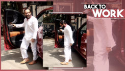 Post acquittal from court and spending time with family, Saif gets back to work. SEE PICS