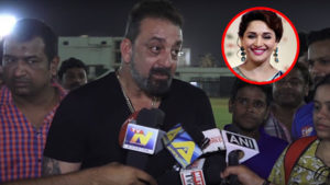 WATCH: Sanjay Dutt walks off on being asked about reuniting with Madhuri