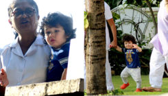 PICS: From the balcony to the pool, Taimur is a paparazzi FAV kid and these snaps are a proof