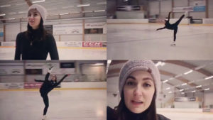 Elli AvRam’s Ice Skating Moves on October Song Are Worth a Watch!